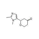 2-(1,2-Dimethyl-1H-imidazol-5-yl)dihydro-2H-pyran-4(3H)-one