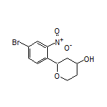 2-(4-Bromo-2-nitrophenyl)tetrahydro-2H-pyran-4-ol