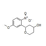 2-(5-Methoxy-2-nitrophenyl)tetrahydro-2H-pyran-4-ol