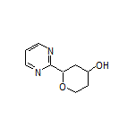 2-(Pyrimidin-2-yl)tetrahydro-2H-pyran-4-ol