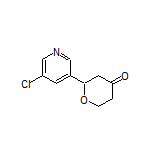 2-(5-Chloropyridin-3-yl)dihydro-2H-pyran-4(3H)-one