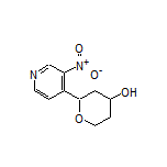 2-(3-Nitropyridin-4-yl)tetrahydro-2H-pyran-4-ol