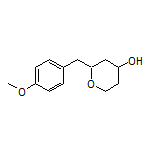 2-(4-Methoxybenzyl)tetrahydro-2H-pyran-4-ol