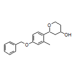 2-[4-(Benzyloxy)-2-methylphenyl]tetrahydro-2H-pyran-4-ol