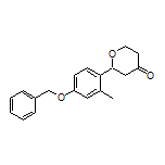 2-[4-(Benzyloxy)-2-methylphenyl]dihydro-2H-pyran-4(3H)-one