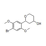 2-(4-Bromo-2,5-dimethoxyphenyl)tetrahydro-2H-pyran-4-ol