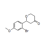 2-(2-Bromo-4-methoxyphenyl)dihydro-2H-pyran-4(3H)-one