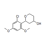 2-(2-Chloro-4,6-dimethoxyphenyl)tetrahydro-2H-pyran-4-ol