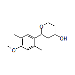 2-(4-Methoxy-2,5-dimethylphenyl)tetrahydro-2H-pyran-4-ol