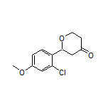 2-(2-Chloro-4-methoxyphenyl)dihydro-2H-pyran-4(3H)-one
