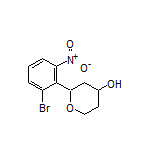 2-(2-Bromo-6-nitrophenyl)tetrahydro-2H-pyran-4-ol