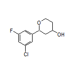 2-(3-Chloro-5-fluorophenyl)tetrahydro-2H-pyran-4-ol