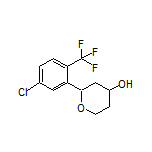 2-[5-Chloro-2-(trifluoromethyl)phenyl]tetrahydro-2H-pyran-4-ol