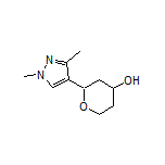 2-(1,3-Dimethyl-1H-pyrazol-4-yl)tetrahydro-2H-pyran-4-ol