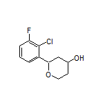 2-(2-Chloro-3-fluorophenyl)tetrahydro-2H-pyran-4-ol