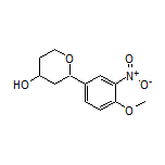 2-(4-Methoxy-3-nitrophenyl)tetrahydro-2H-pyran-4-ol