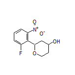 2-(2-Fluoro-6-nitrophenyl)tetrahydro-2H-pyran-4-ol