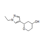 2-(1-Ethyl-1H-pyrazol-4-yl)tetrahydro-2H-pyran-4-ol