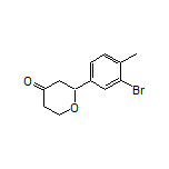 2-(3-Bromo-4-methylphenyl)dihydro-2H-pyran-4(3H)-one