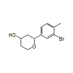 2-(3-Bromo-4-methylphenyl)tetrahydro-2H-pyran-4-ol