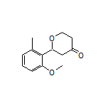 2-(2-Methoxy-6-methylphenyl)dihydro-2H-pyran-4(3H)-one