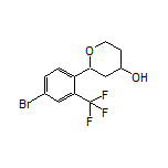 2-[4-Bromo-2-(trifluoromethyl)phenyl]tetrahydro-2H-pyran-4-ol