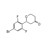 2-(4-Bromo-2,6-difluorophenyl)dihydro-2H-pyran-4(3H)-one