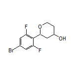 2-(4-Bromo-2,6-difluorophenyl)tetrahydro-2H-pyran-4-ol