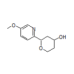 2-(5-Methoxypyridin-2-yl)tetrahydro-2H-pyran-4-ol