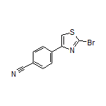 4-(2-Bromothiazol-4-yl)benzonitrile