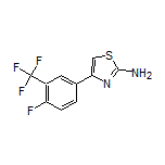 4-[4-Fluoro-3-(trifluoromethyl)phenyl]thiazol-2-amine