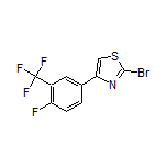 2-Bromo-4-[4-fluoro-3-(trifluoromethyl)phenyl]thiazole