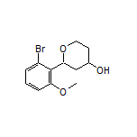 2-(2-Bromo-6-methoxyphenyl)tetrahydro-2H-pyran-4-ol