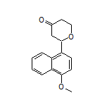2-(4-Methoxynaphthalen-1-yl)dihydro-2H-pyran-4(3H)-one