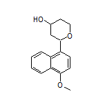 2-(4-Methoxynaphthalen-1-yl)tetrahydro-2H-pyran-4-ol
