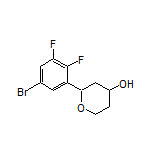 2-(5-Bromo-2,3-difluorophenyl)tetrahydro-2H-pyran-4-ol