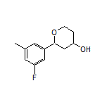 2-(3-Fluoro-5-methylphenyl)tetrahydro-2H-pyran-4-ol
