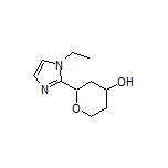 2-(1-Ethyl-1H-imidazol-2-yl)tetrahydro-2H-pyran-4-ol