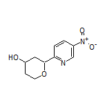2-(5-Nitropyridin-2-yl)tetrahydro-2H-pyran-4-ol
