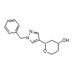 2-(1-Benzyl-1H-pyrazol-4-yl)tetrahydro-2H-pyran-4-ol