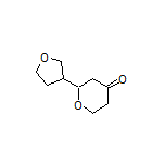 2-(Tetrahydrofuran-3-yl)dihydro-2H-pyran-4(3H)-one
