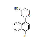 2-(4-Fluoronaphthalen-1-yl)tetrahydro-2H-pyran-4-ol