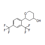 2-[2,4-Bis(trifluoromethyl)phenyl]tetrahydro-2H-pyran-4-ol