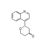 2-(Quinolin-4-yl)dihydro-2H-pyran-4(3H)-one