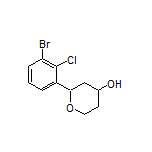 2-(3-Bromo-2-chlorophenyl)tetrahydro-2H-pyran-4-ol
