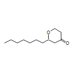 2-Heptyldihydro-2H-pyran-4(3H)-one