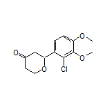 2-(2-Chloro-3,4-dimethoxyphenyl)dihydro-2H-pyran-4(3H)-one
