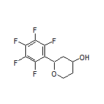 2-(Perfluorophenyl)tetrahydro-2H-pyran-4-ol