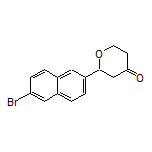 2-(6-Bromonaphthalen-2-yl)dihydro-2H-pyran-4(3H)-one