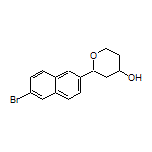 2-(6-Bromonaphthalen-2-yl)tetrahydro-2H-pyran-4-ol